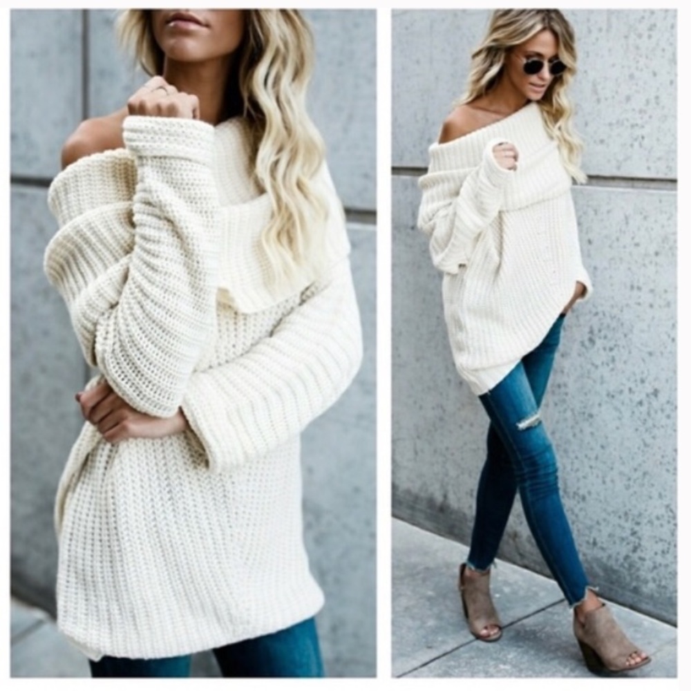 Off the Shoulder Sweater